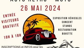 Rassemblement auto et moto vintage - 1ère édition Le 26 mai 2024