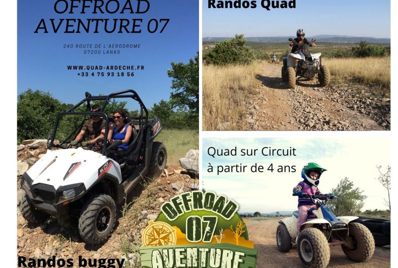 Offroad Aventure 07 : Quad, buggy et moto enfant à Lanas - 3