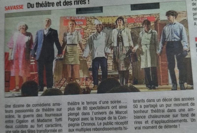 Théâtre : Cigalon – Festival Théâtr’Ô Château à Montélimar - 1